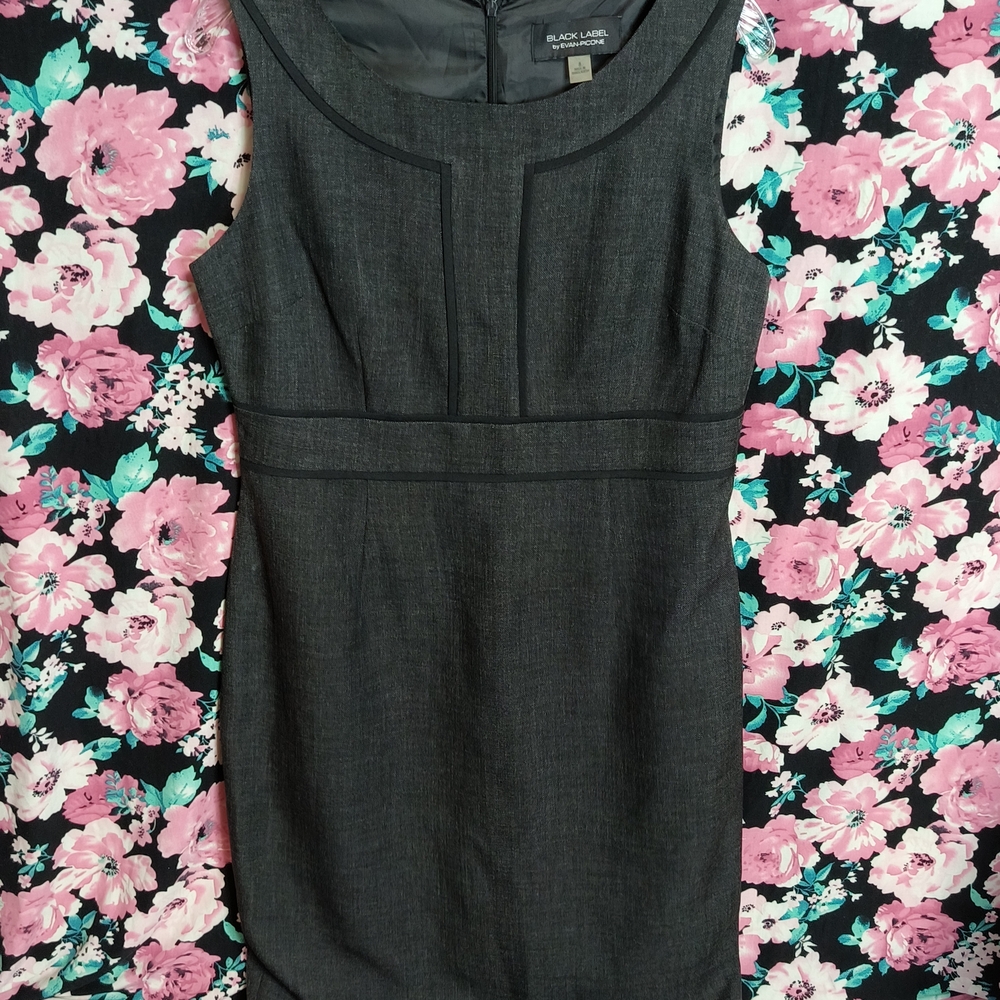 Black Label Charcoal Mini Dress